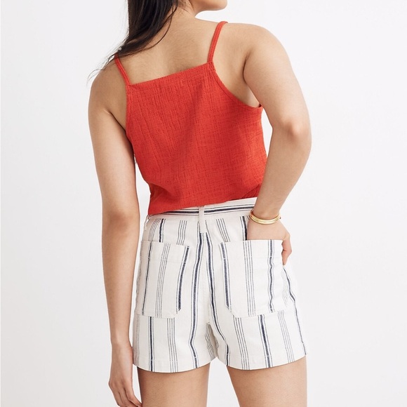 Madewell Emmett Shorts in Stripe 27 - Picture 3 of 9